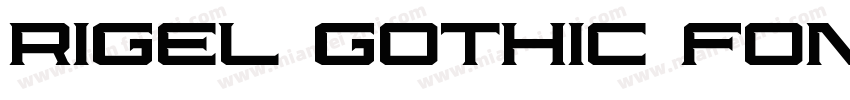 Rigel Gothic Font字体转换